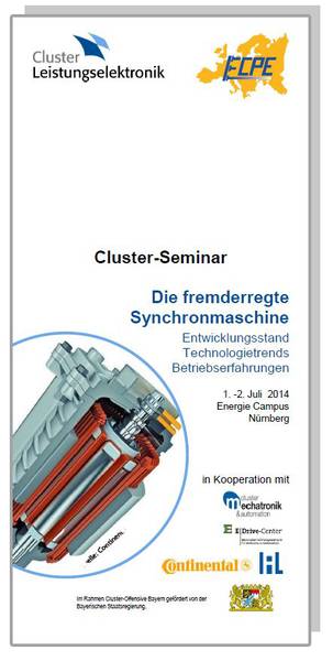 Cluster-Seminar: Fremderregte Synchronmaschine - Entwicklungsstand, Betriebserfahrungen, Technologietrends