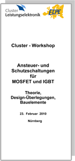 Cluster-Seminar: Ansteuer- und Schutzschaltungen für MOSFET und IGBT