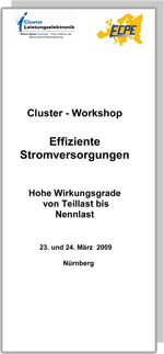 Cluster-Seminar: Effiziente Stromversorgung
