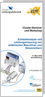 Cluster-Seminar: Echtzeitanalyse und Leistungsmessung von elektrischen Maschinen und Stromrichtern