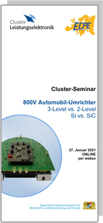 ONLINE | Cluster Online-Seminar: 800V Automobil-Umrichter  3-Level vs. 2-Level, Si vs. SiC