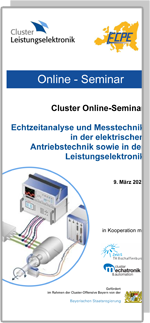 ONLINE | Cluster Online-Seminar: Echtzeitanalyse und Messtechnik in der elektrischen Antriebstechnik sowie in der Leistungselektronik