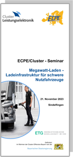Cluster-Seminar: Megawatt-Laden - Ladeinfrastruktur für schwere Nutzfahrzeuge