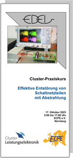 AUSGEBUCHT | Cluster-Praxiskurs: Effektive Entstörung von Schaltnetzteilen mit Abstrahlung
